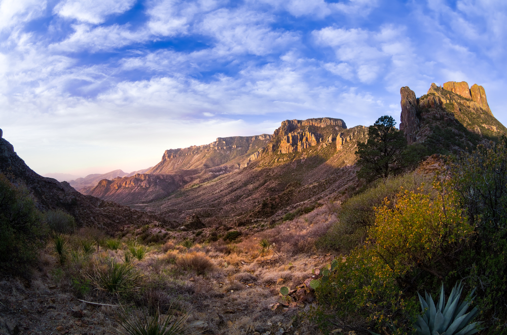 sunrise with mountains in big bend national park one of the best things to do in texas with kids