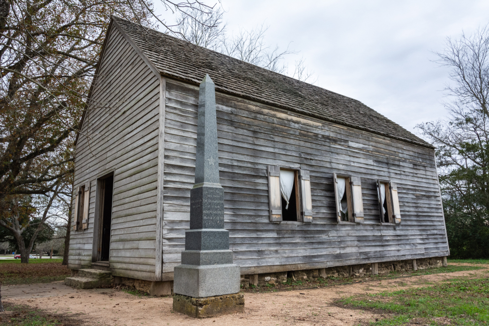 old wooden house historical sites in texas