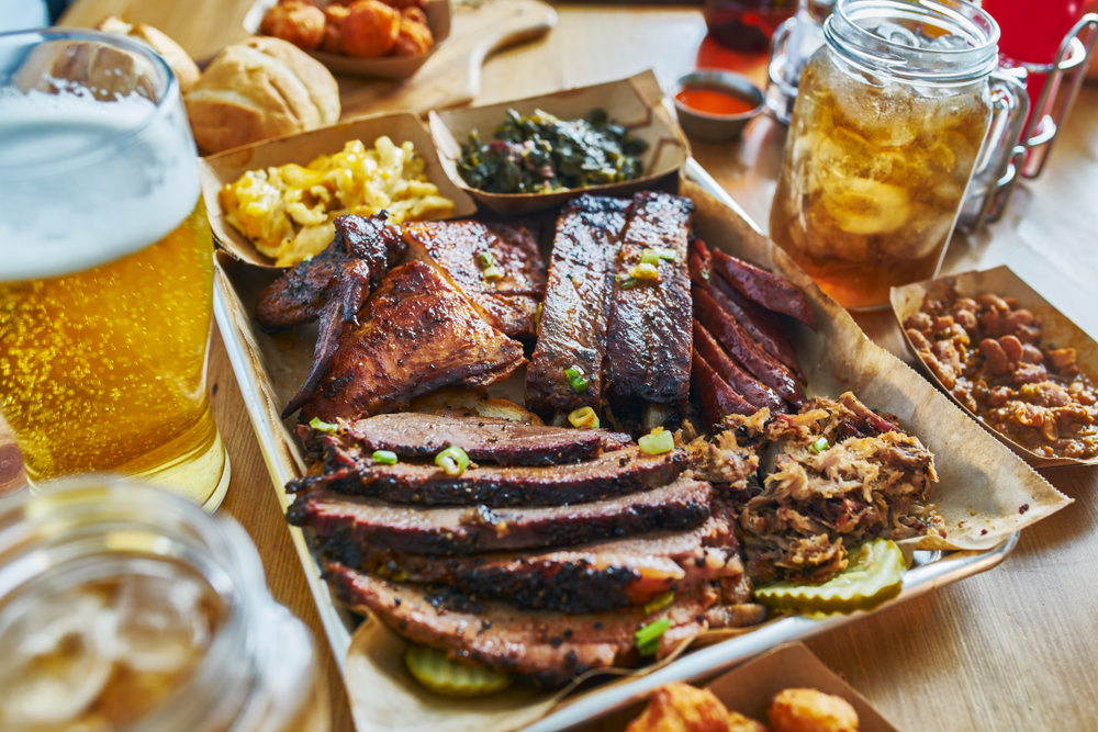 close up of ribs on one of the best restaurants in Austin