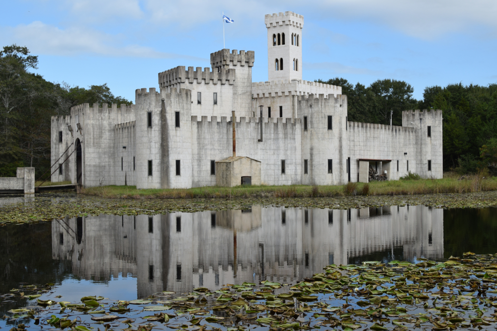 Newman's castle and pond in Bellville, Texas, one fairytale castle in Texas you must see. 