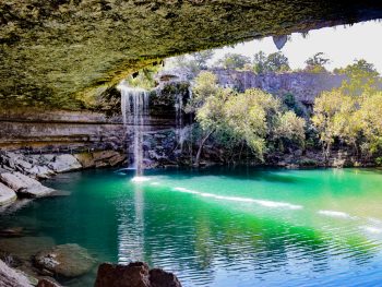 water hanging in the hamilton pool one of the best things to do in texas