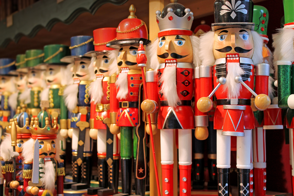 A collection of nutcracker dolls.