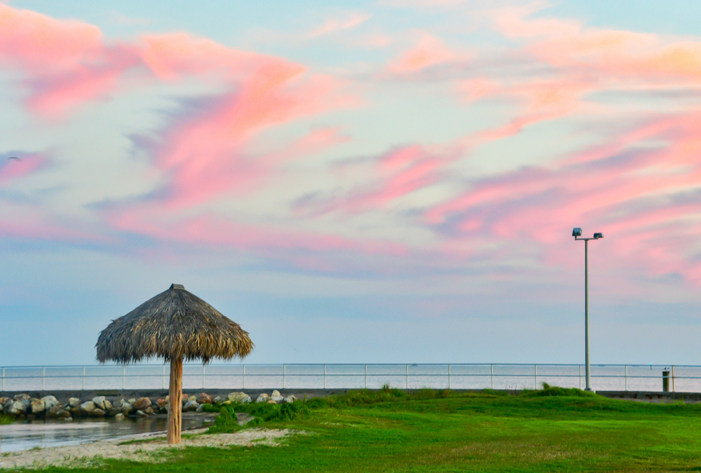 Beautiful skies in Rockport Beach Texas which is one of the beaches in San Antonio!