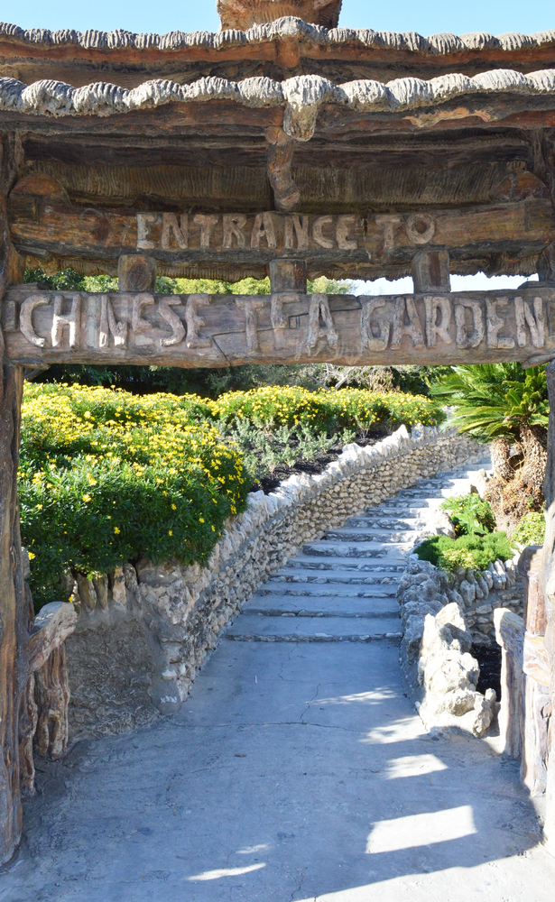 Entrance to the Chinese Tea Garden in Brackenridge Park