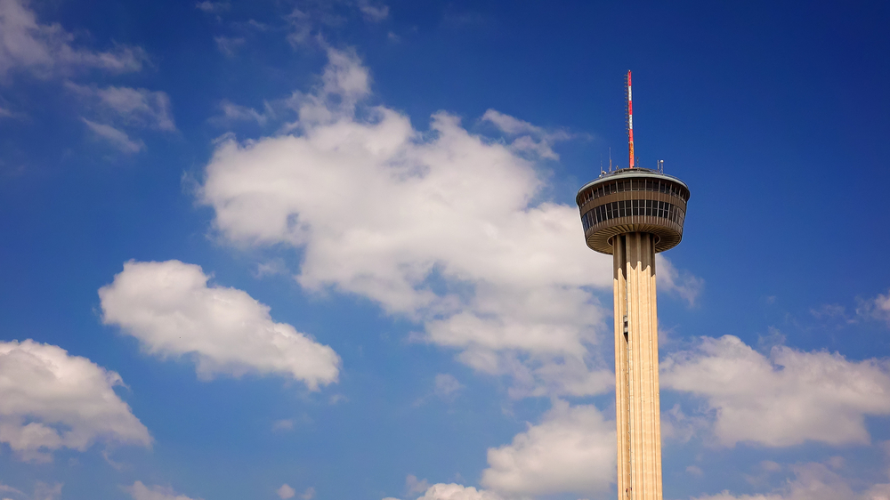 tower in Hemisfair Park, one of the best parks in San Antonio!