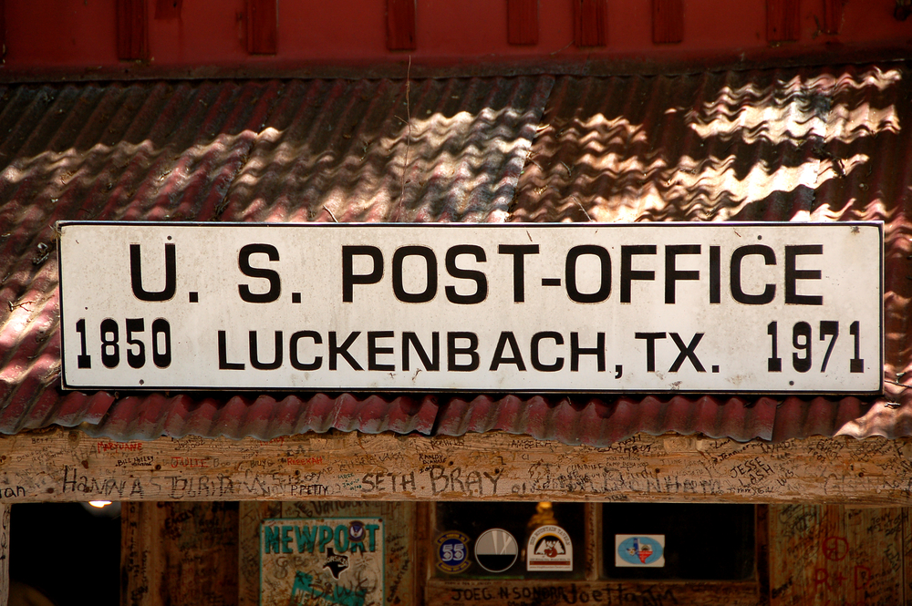 Luckenbach is one fo the small towns in Texas Hill Country known for transporting visitors back to the 1800's visit the post office which is now a general store