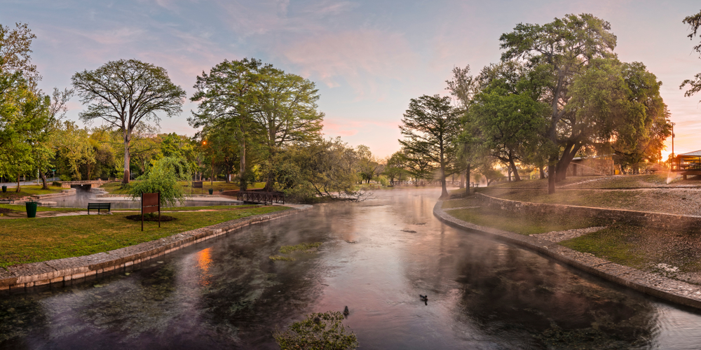 Photo of Comal Springs, hot springs make a great road trip from Dallas.