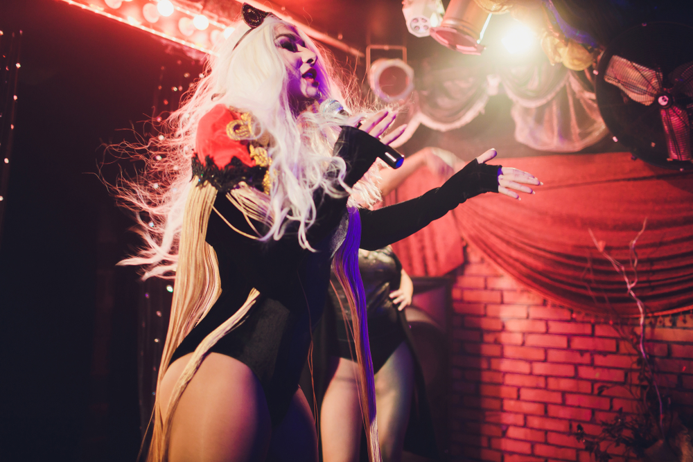 Photo of a wonderful performer at the drag show at Station 4, a great stop for your Dallas bachelorette party!