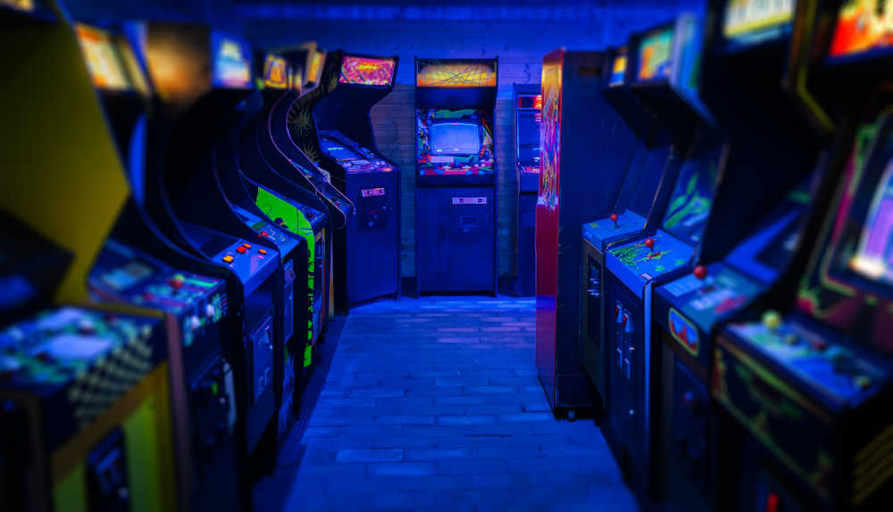 Photo of the arcade games at Cidercade!
